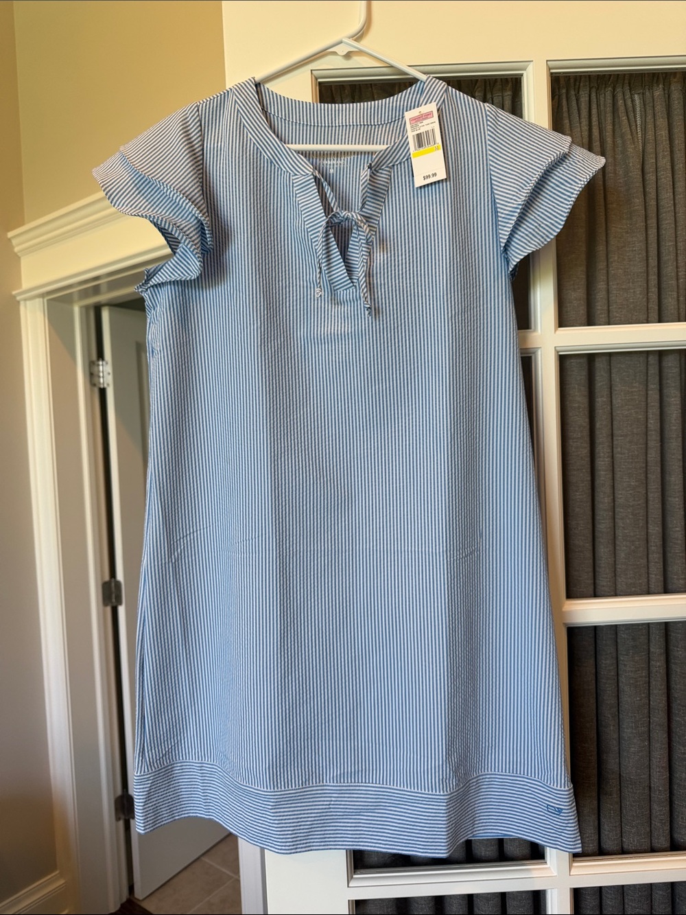 Vineyard Vines Tide Blue Pinstripe Tunic Dress